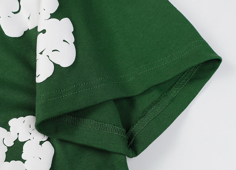 Denim Tears Men's Green T-shirt DENIM TEARS