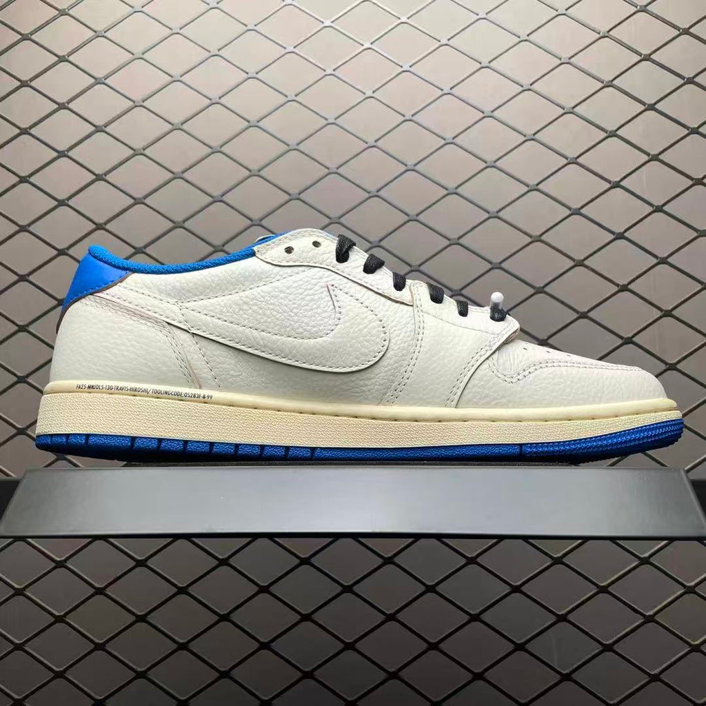 AJ1 Low Travis Scott x Fragment Military Blue