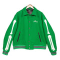 AMIRI thickened loose bomber baseball jacket Green AMIRI