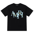 AMlRl Staggered Logo Print Cotton Jersey T-Shirt AMIRI