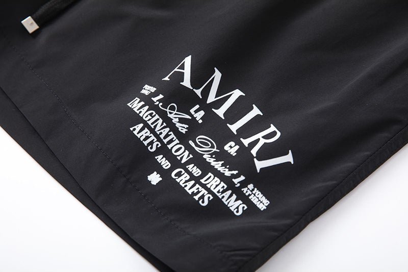 AMIRI Letter Logo Print Short AMIRI