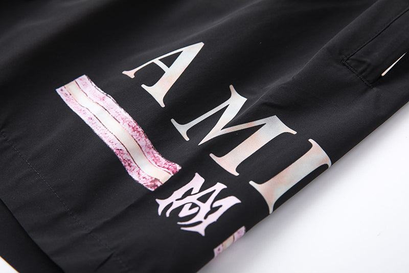 AMIRI Letter Logo Print Short AMIRI