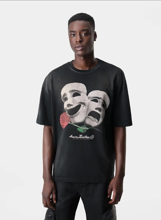 AMlRl Theatre Masks T-Shirt AMIRI