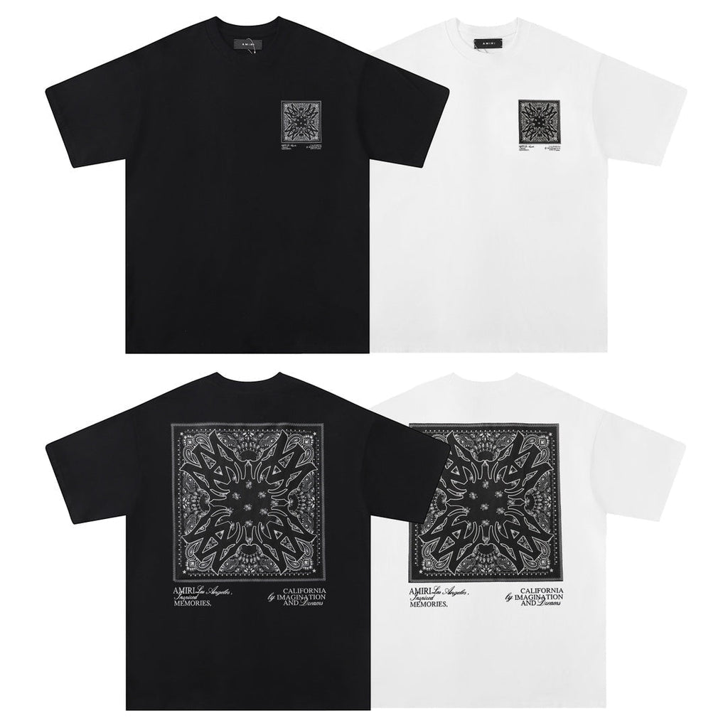 Amiri Printed Cotton Crewneck T-Shirt AMIRI