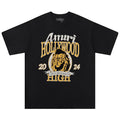 AMIRI Black High Lion Skater T-Shirt AMIRI