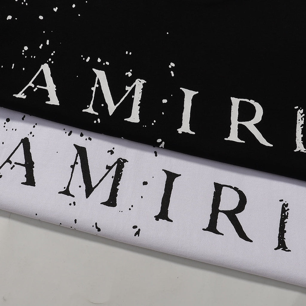 Amiri ink-splash print T-shirt AMIRI