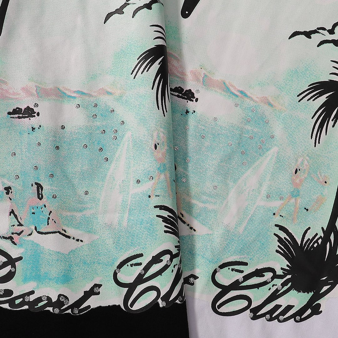 AMIRl Paradise Airbrush Cotton T-Shirt AMIRI