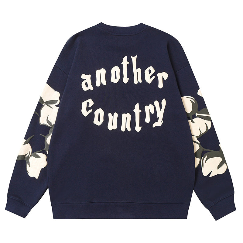 Denim Tears Kapok Pattern Printed Sweatshirts DENIM TEARS
