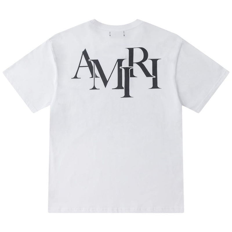 AMIRI STAGGERED LOGO T-Shirts AMIRI