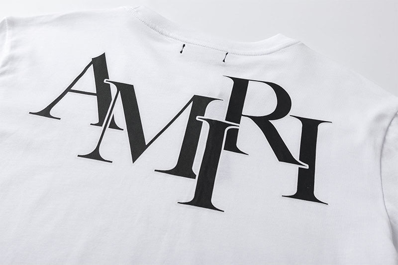 AMIRI STAGGERED LOGO T-Shirts AMIRI