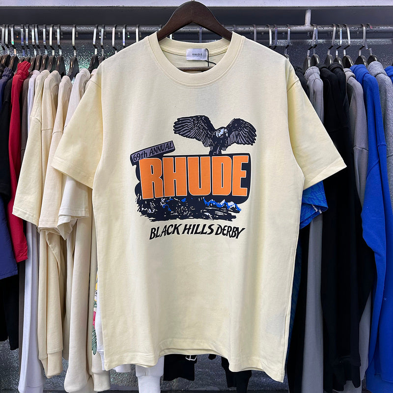 RHUDE Black Hills Rally T-Shirts RHUDE