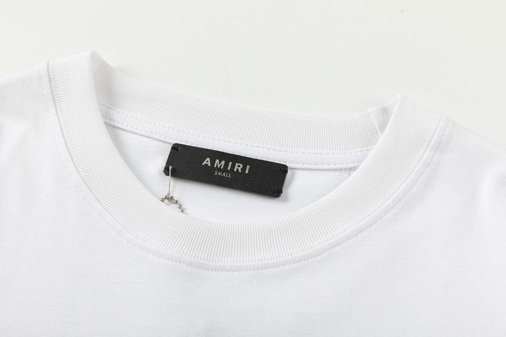 AMlRl Crew Neck Unisex Street Style Plain Cotton T-Shirt AMIRI