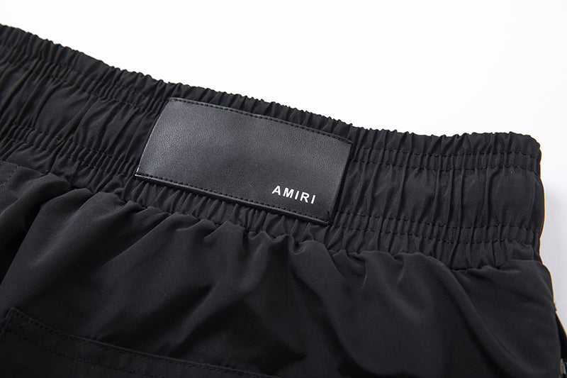 AMIRI Street Style Logo Swim Shorts AMIRI