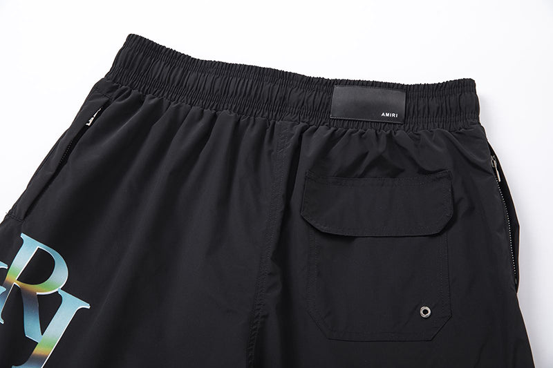 AMIRI Street Style Logo Swim Shorts AMIRI