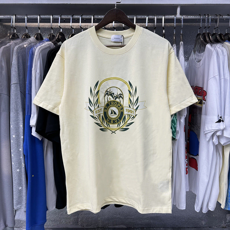 RHUDE Men's cotton T-shirt RHUDE