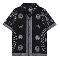 AMIRI Ouija Board Bowling Shirt In Black AMIRI
