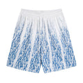 AMIRI logo-print gradient silk shorts AMIRI