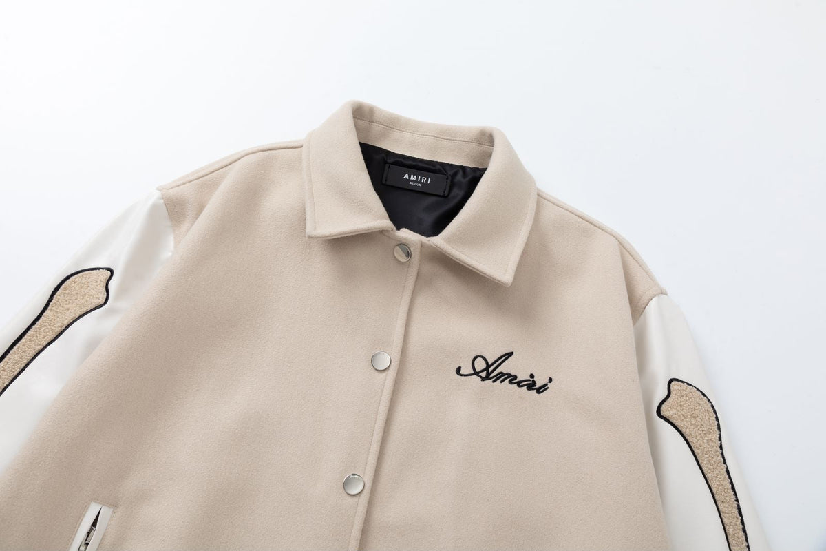 AMlRl Bones Varsity Jacket AMIRI