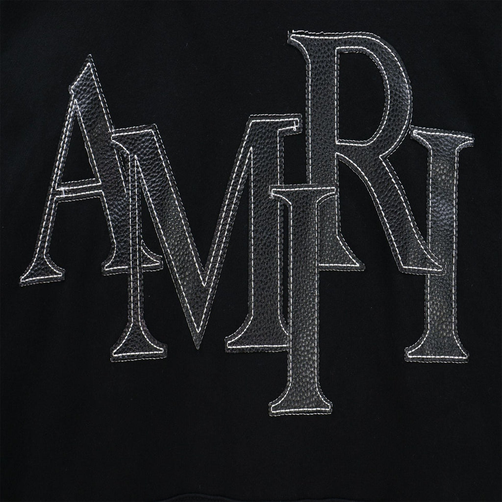 AMlRl logo-applique cotton Hoodies AMIRI