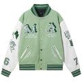 AMIRI Angel Branded Woven Varsity Jacket AMIRI