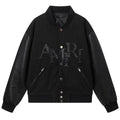 AMlRl Staggered Logo Varsity Jacket AMIRI