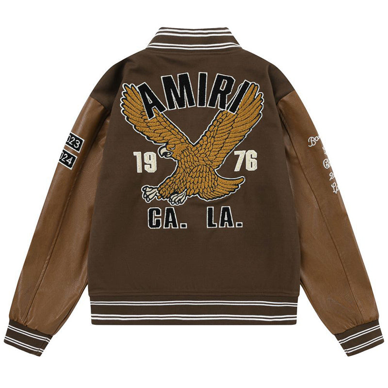 AMlRl appliqué-logo Varsity Jackets AMIRI
