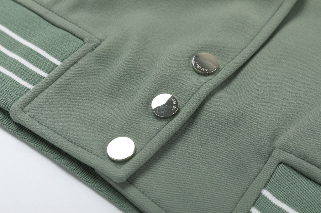 AMlRl appliqué-logo Varsity Jackets AMIRI