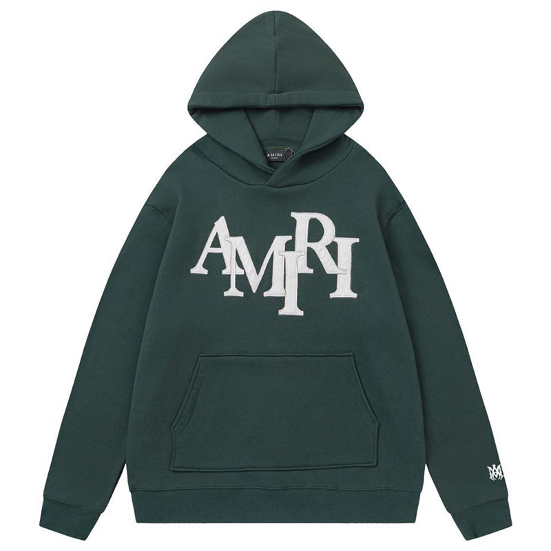 AMIRI Staggered Logo-Patches Hoodies AMIRI