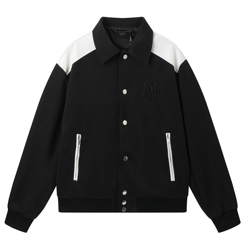 AMlRl Ma Band logo-embroidered jacket AMIRI