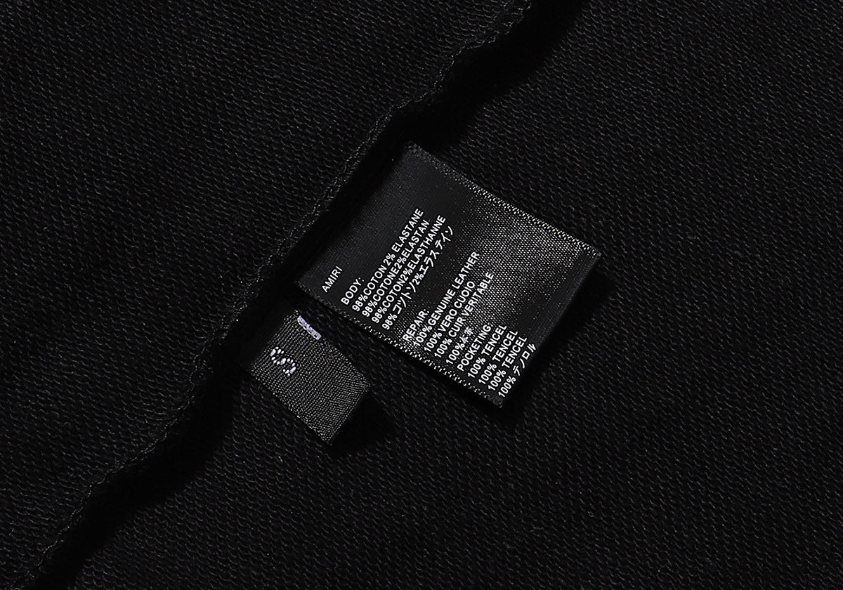 AMIRI Bones Logo-Embroidered Hoodie AMIRI