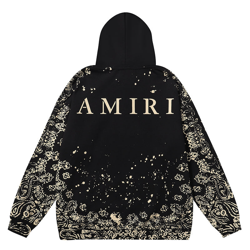 AMIRl Bandana BleachAll Over Hoodie AMIRI