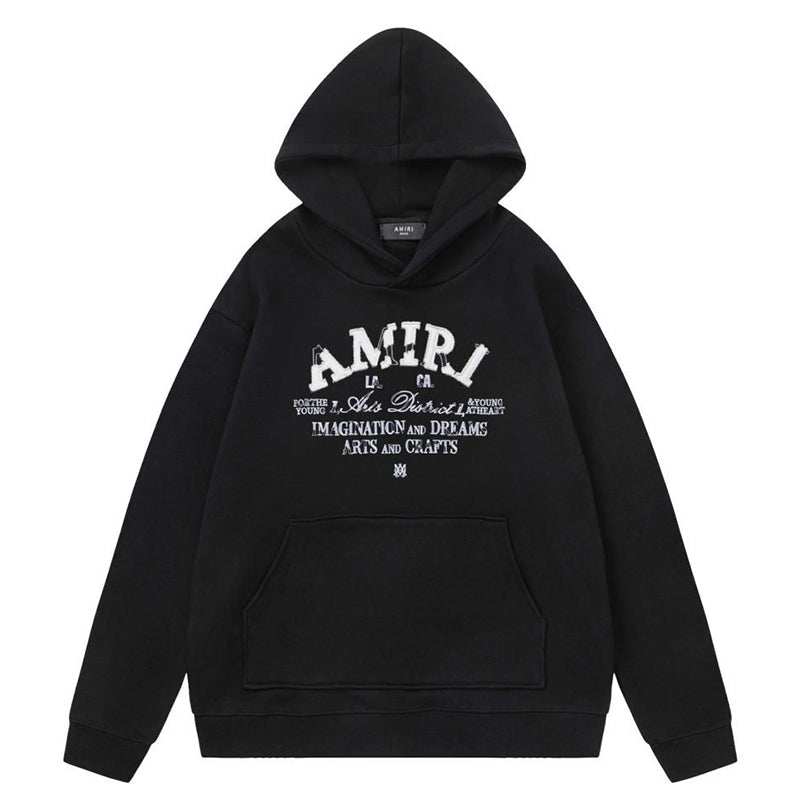 AMlRl Distressed Arts District Hoodie AMIRI