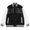 AMIRI Logo-Appliquéd Leather Bomber Jacket AMIRI