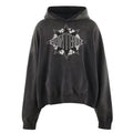 SAINT MICHAEL Denim Tears Logo-Print Distressed Cotton-Jersey Hoodie SAINT MICHAEL