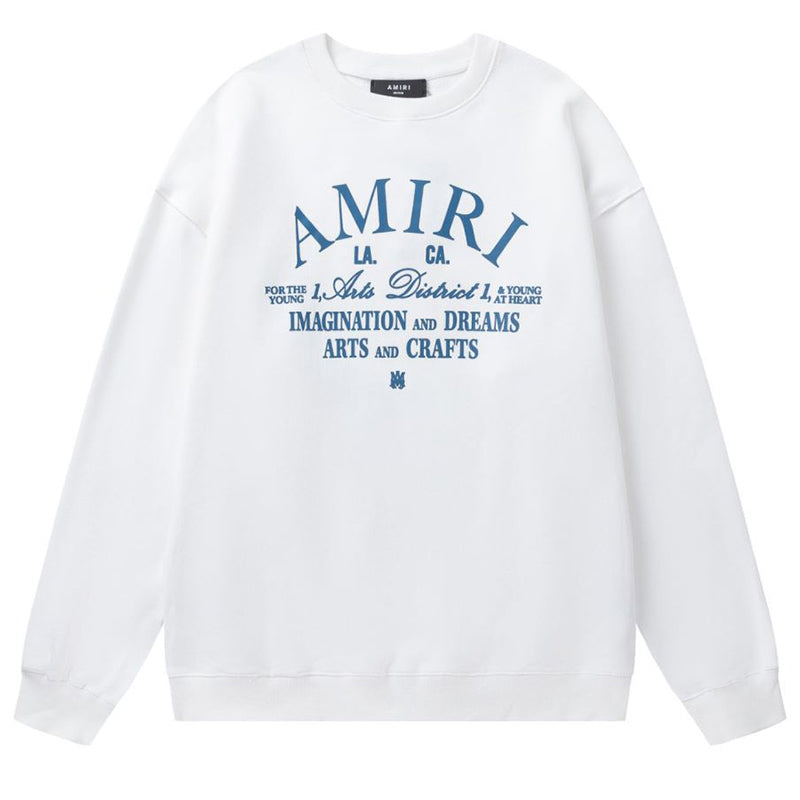 AMIRI Arts District Cropped Crew Sweatshirts AOSITRY