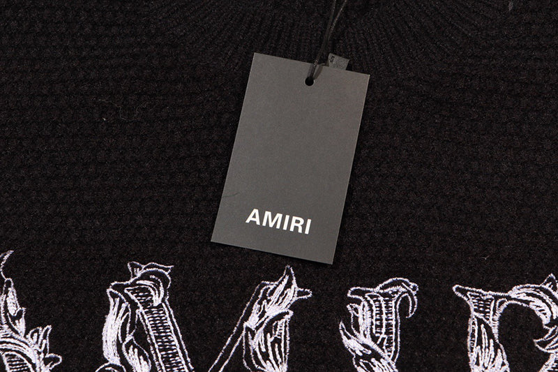 AMlRl Logo Knitted sweater AMIRI