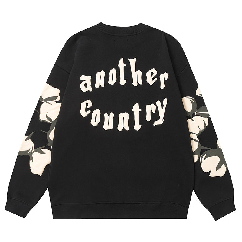 Denim Tears Kapok Pattern Printed Sweatshirts DENIM TEARS