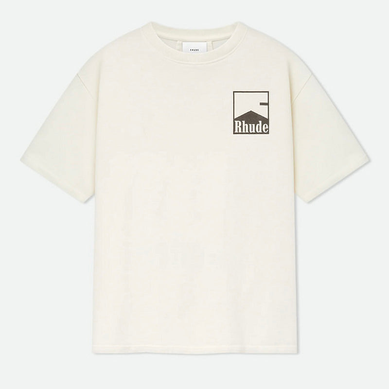Rhude Cotton Chevron Logo T-Shirt RHUDE