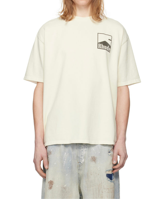 Rhude Cotton Chevron Logo T-Shirt RHUDE