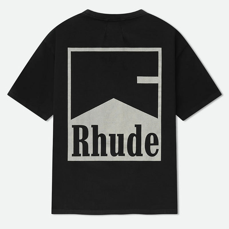 Rhude Cotton Chevron Logo T-Shirt RHUDE