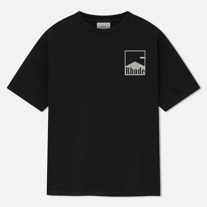Rhude Cotton Chevron Logo T-Shirt RHUDE