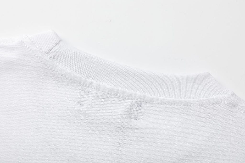 AMlRl Logo Embroidery T-Shirts AMIRI