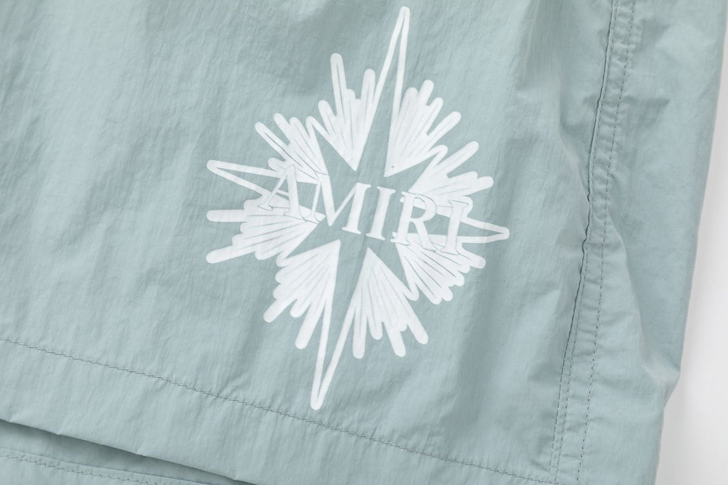 AMIRI Starburst logo shell swim shorts AMIRI