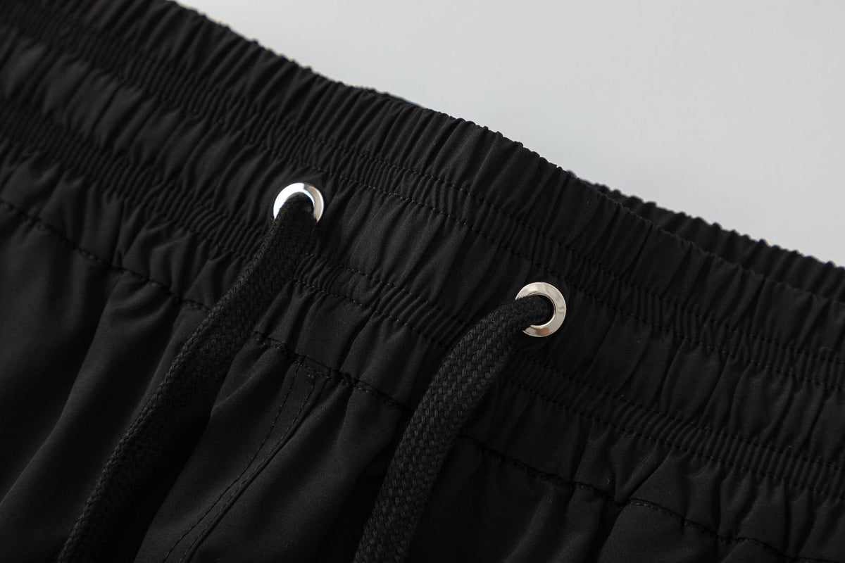 AMIRI Pool Cue Straight-Leg Mid-Length Logo-Print Swim Shorts AMIRI