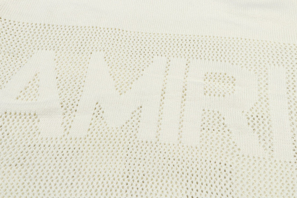 AMIRI Logo-Embossed Fine Knit Jumper AMIRI