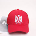 AMIRI Logo Baseball Caps Red AMIRI