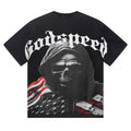 GODSPEED  Men's Black L.O.T.F Crew Neck T-Shirt Godspeed