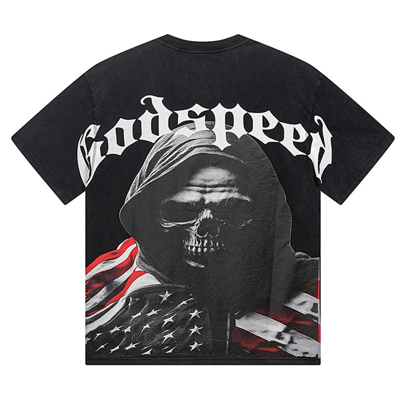 GODSPEED  Men's Black L.O.T.F Crew Neck T-Shirt Godspeed