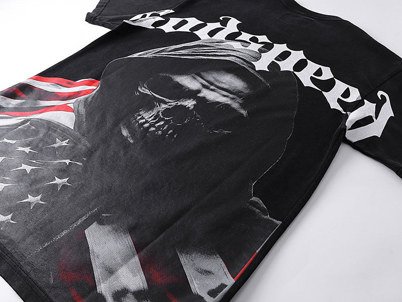 GODSPEED  Men's Black L.O.T.F Crew Neck T-Shirt Godspeed