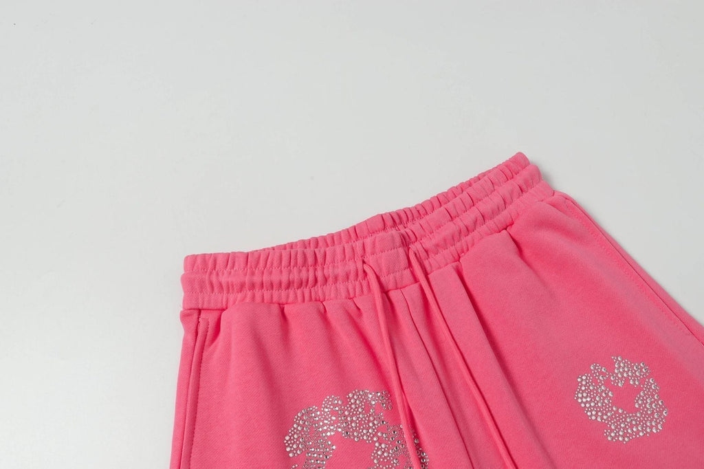 Denim Tears Cashmere Swarovski Cotton Wreath Shorts DENIM TEARS